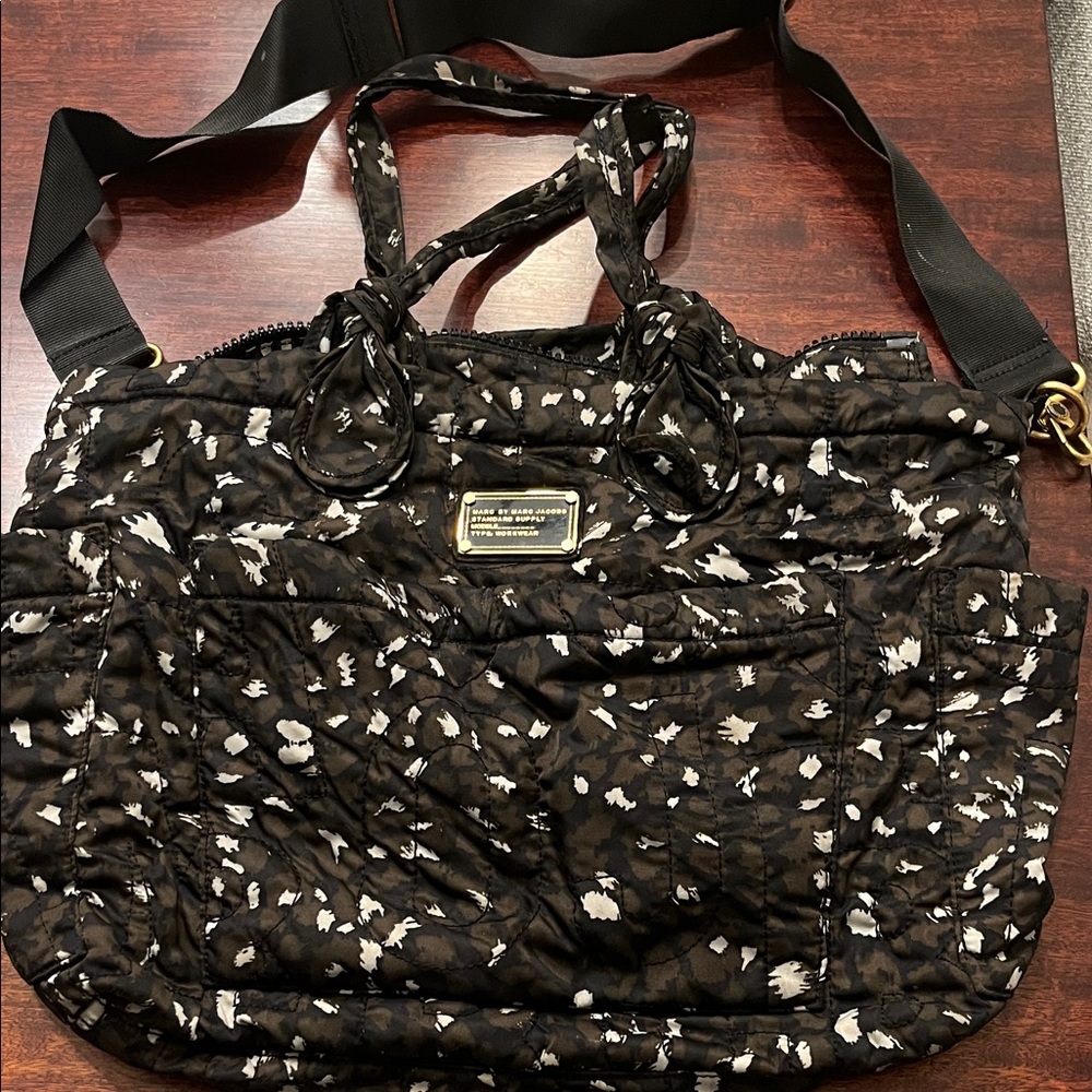 Marc Jacobs Black and White Patterned Tote